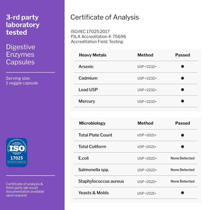 Digestive Enzymes With Probiotics  - 60 Pills Digestive Health